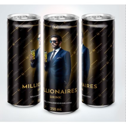 Millionaires Drink / Pierwszy na rynku / Super Energy Drink dla Biznesu!